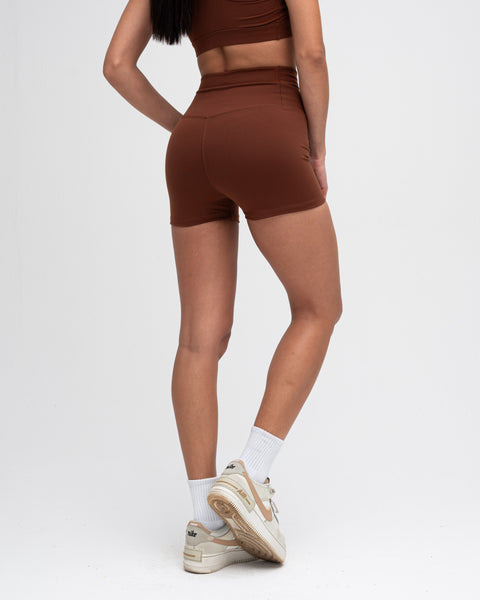 Shorts Legging Mith Training Club Marrom