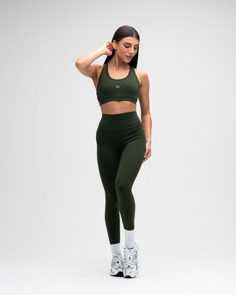 Legging Feminino Cós Alto Training Club Verde