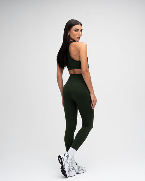 Legging Feminino Cós Alto Training Club Verde