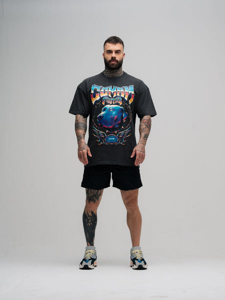 Camiseta Oversized Estonada Mith Comam Frutas Don Chumbo