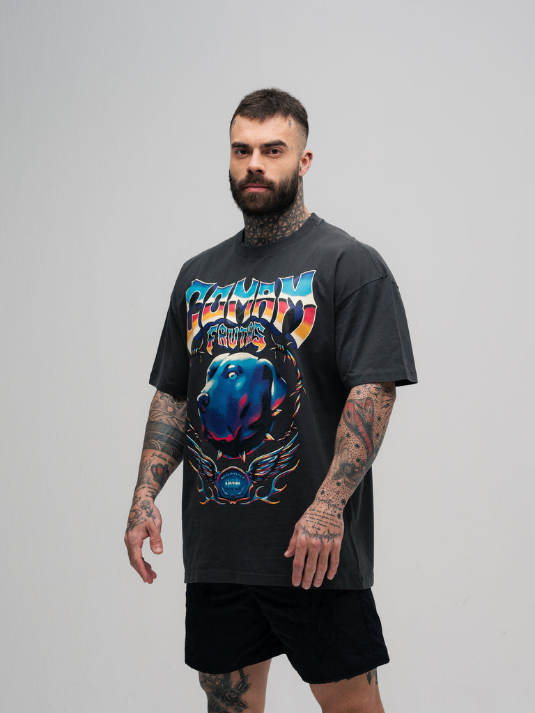 Camiseta Oversized Estonada Mith Comam Frutas Don Chumbo