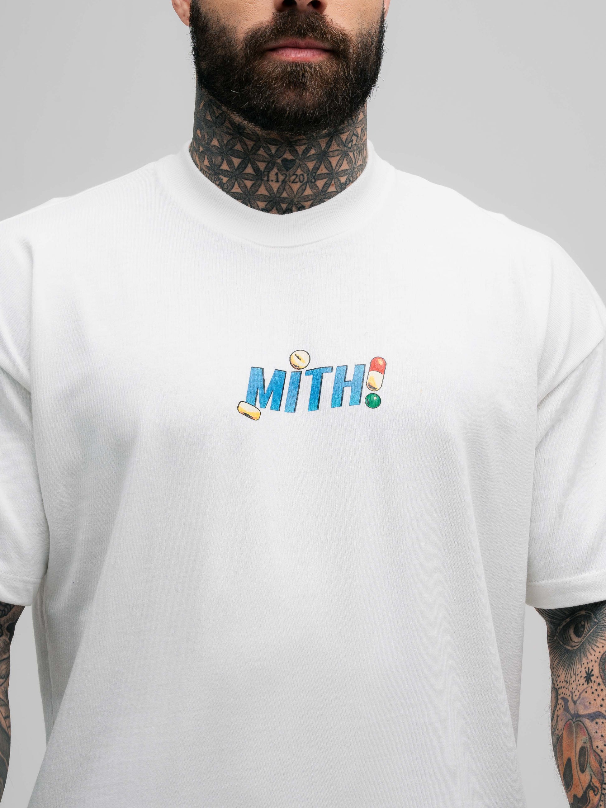 Camiseta Oversized Mith Comam Frutas Kit Off White