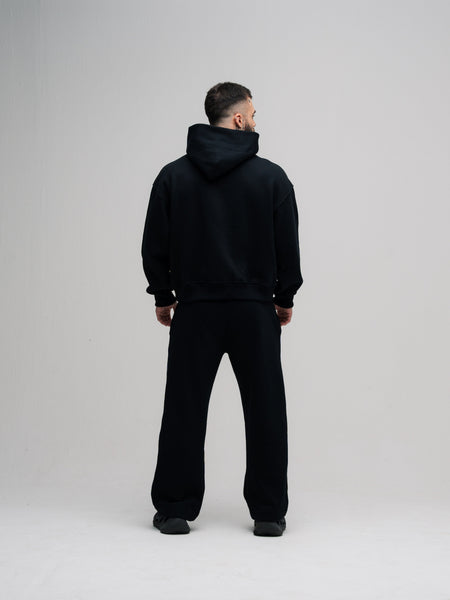 Blusa de Moletom Box Mith Mith Comam Frutas Flames Preto