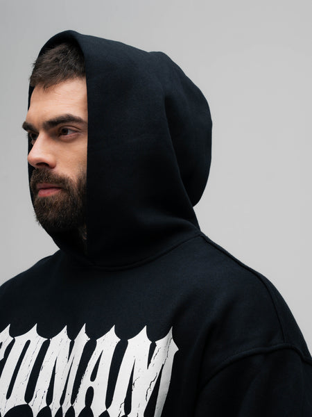 Blusa de Moletom Box Mith Mith Comam Frutas Flames Preto