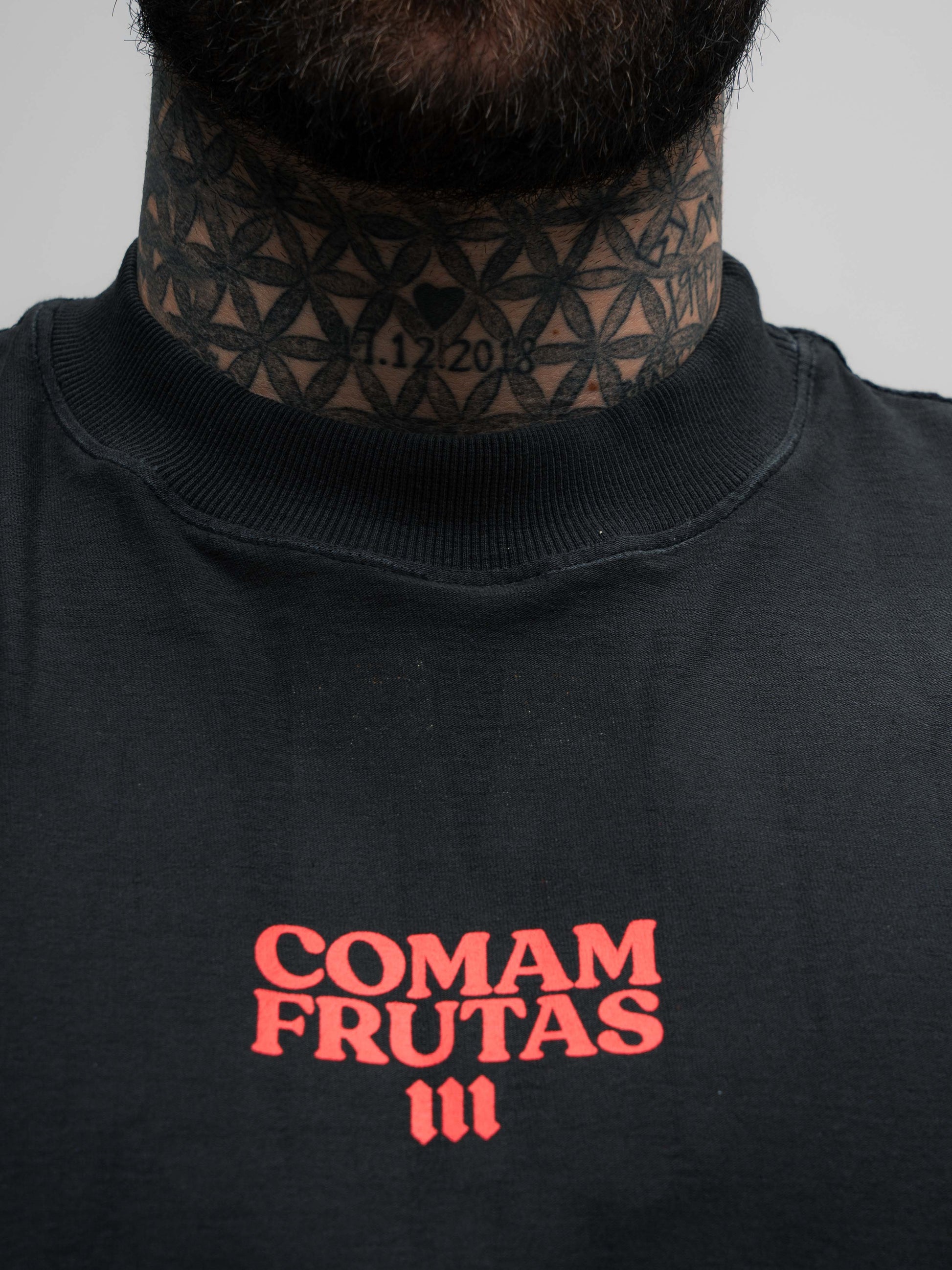 Camiseta Box Mith Comam Frutas Pizza Shop Chumbo