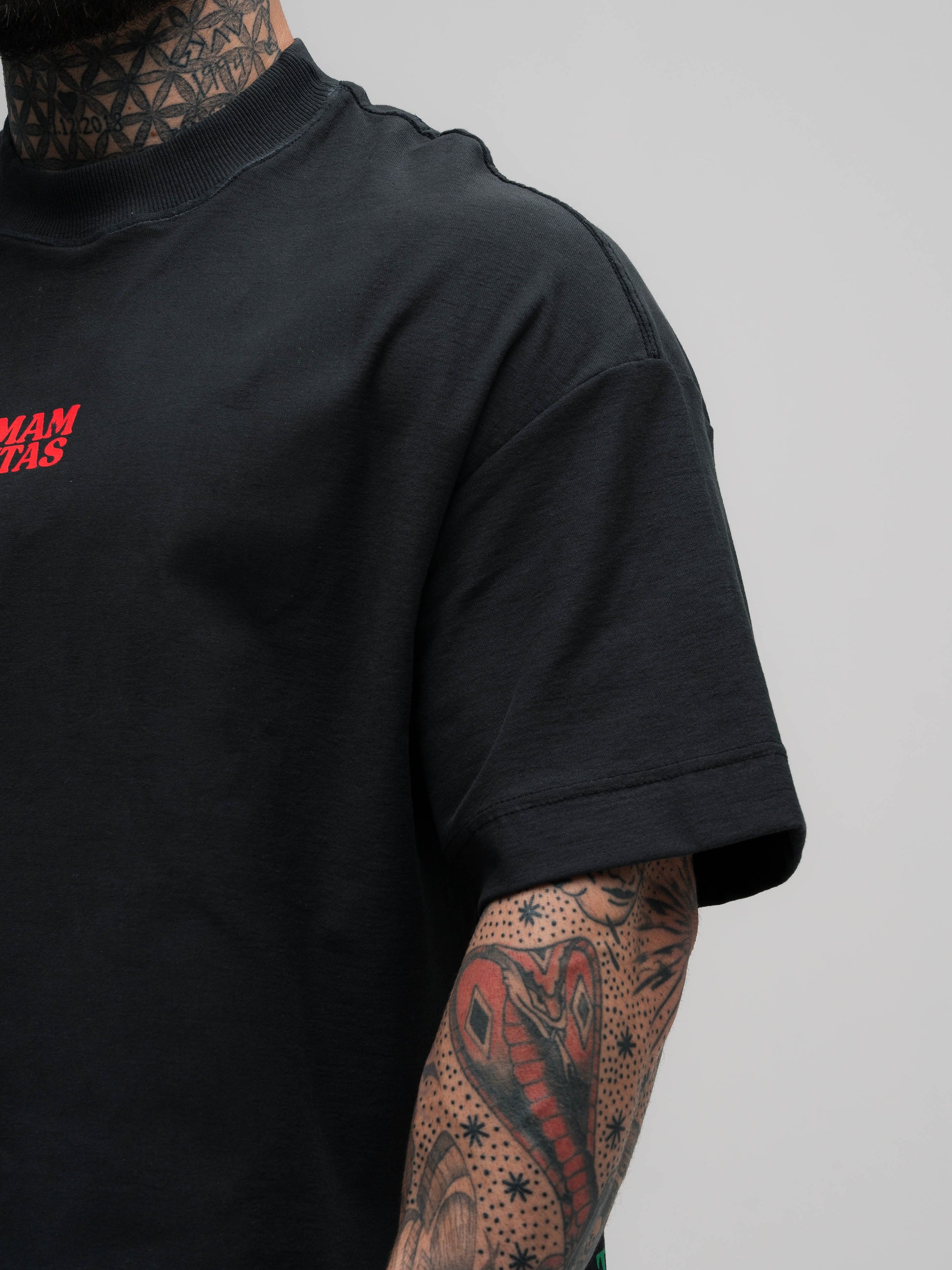Camiseta Box Mith Comam Frutas Pizza Shop Chumbo