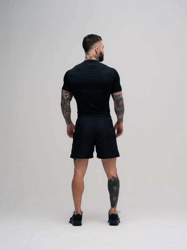 RashGuard Comam Frutas Flames Preto