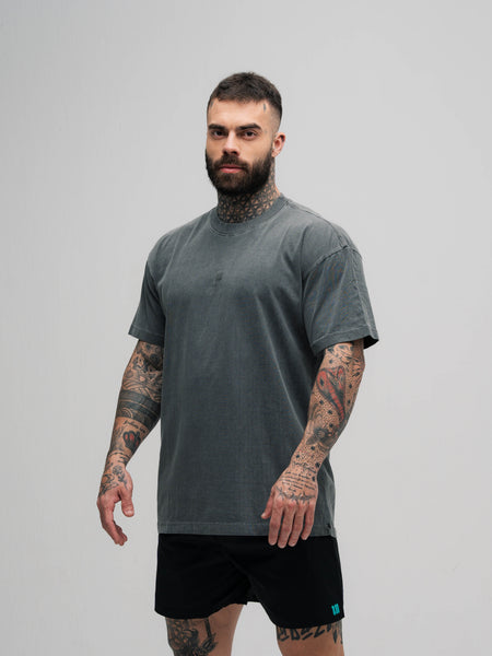 Camiseta Oversized Estonada Puff Mith Nation Preto