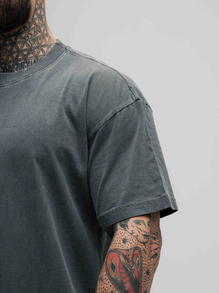 Camiseta Oversized Estonada Puff Mith Nation Preto