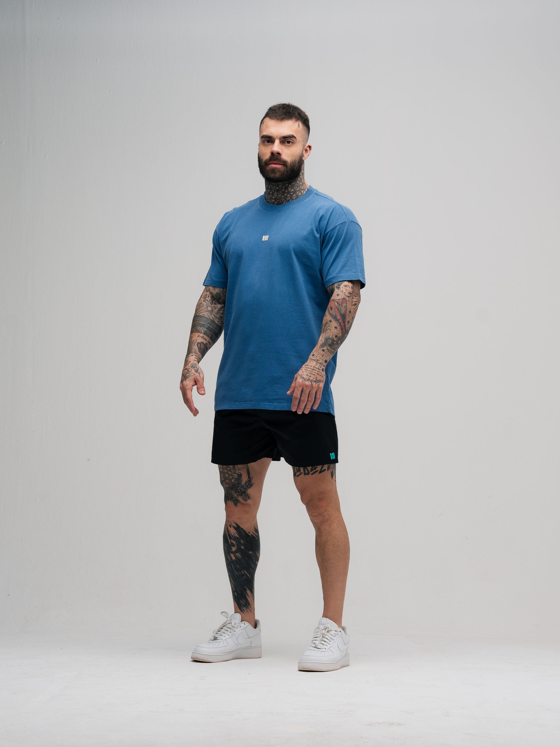 Camiseta Oversized Estonada Puff Mith Nation Marinho
