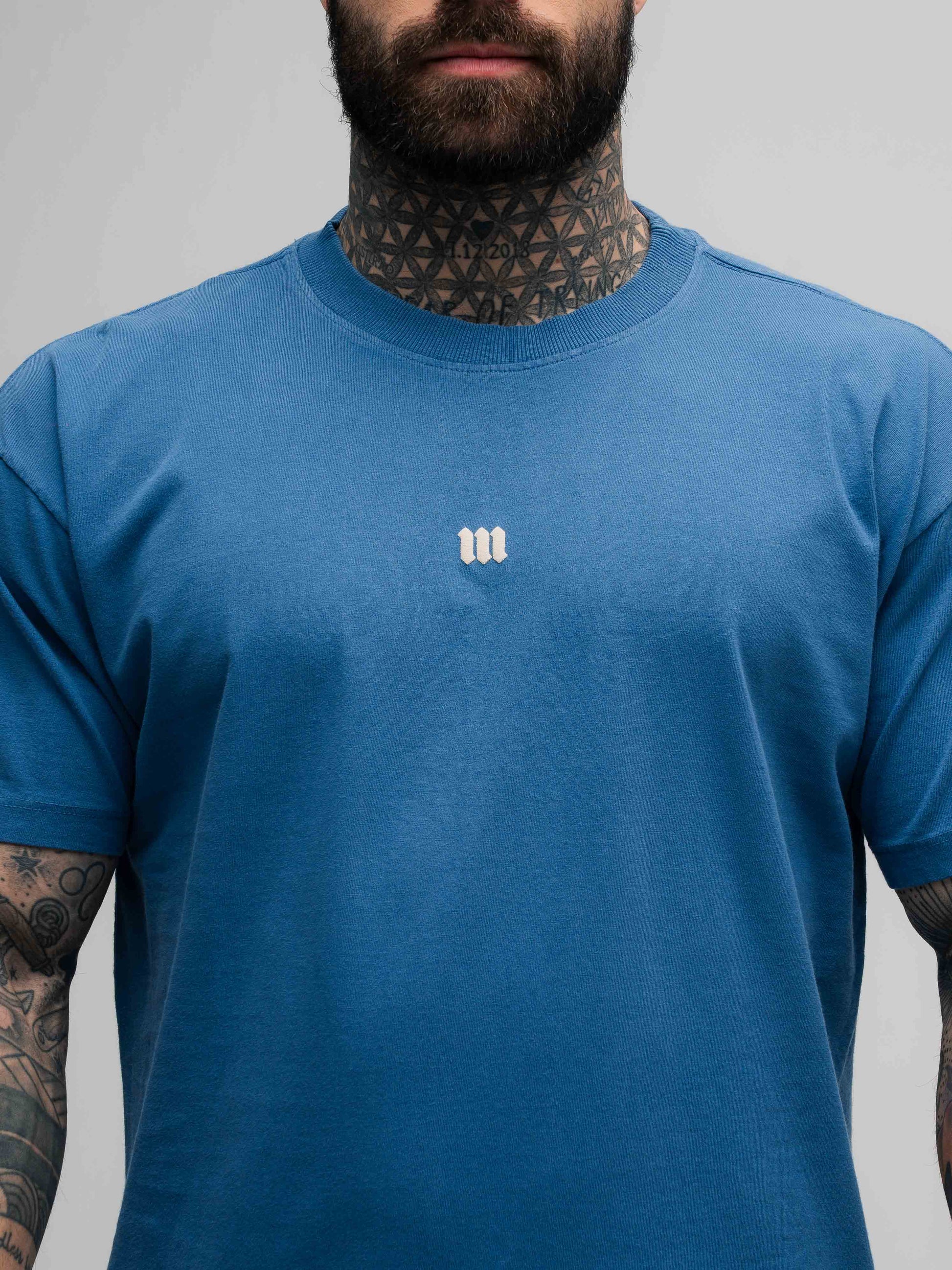 Camiseta Oversized Estonada Puff Mith Nation Marinho