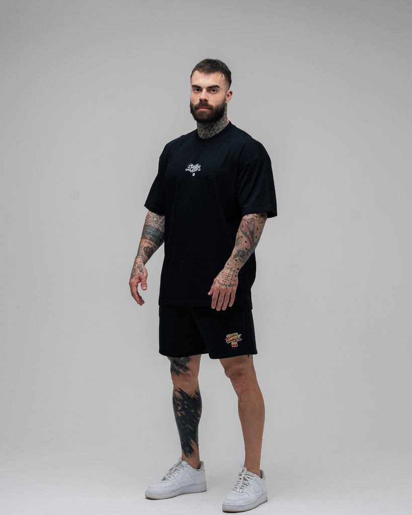 Camiseta Oversized Street Fighter Character Preto