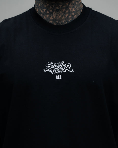 Camiseta Oversized Street Fighter Character Preto