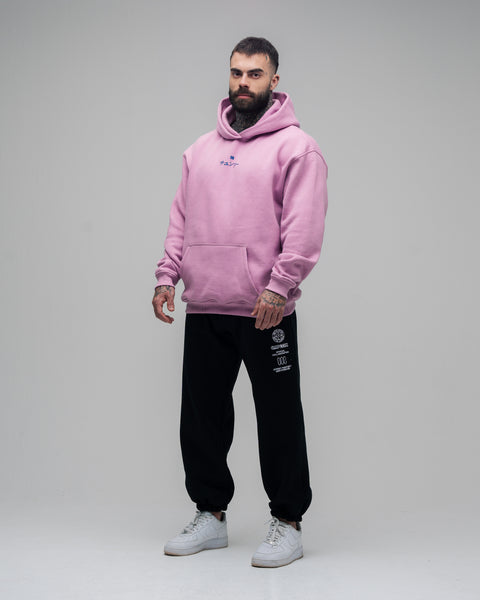 Blusa De Moletom Oversized Capuz Street Fighter Chun Li Rosa