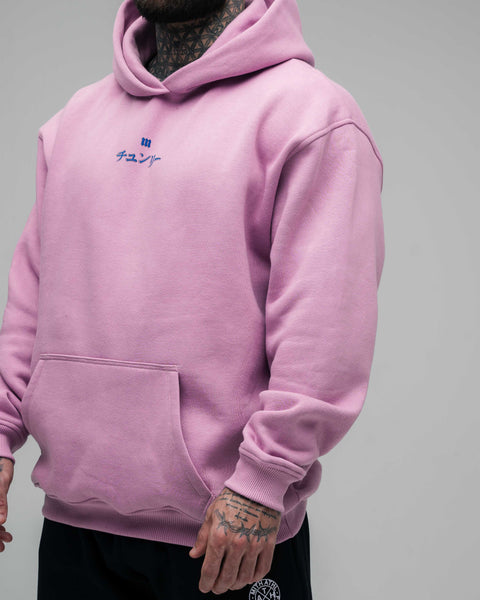 Blusa De Moletom Oversized Capuz Street Fighter Chun Li Rosa