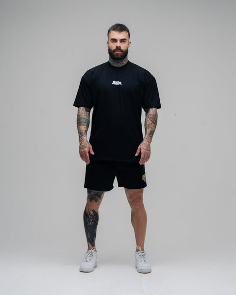 Camiseta Oversized Mith Street Fighter Guile Preto