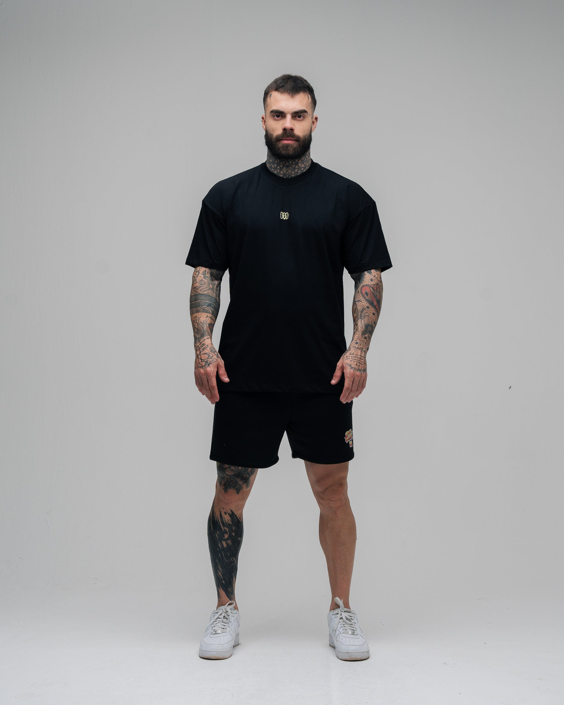 Camiseta Oversized Street Fighter Blanka Preto
