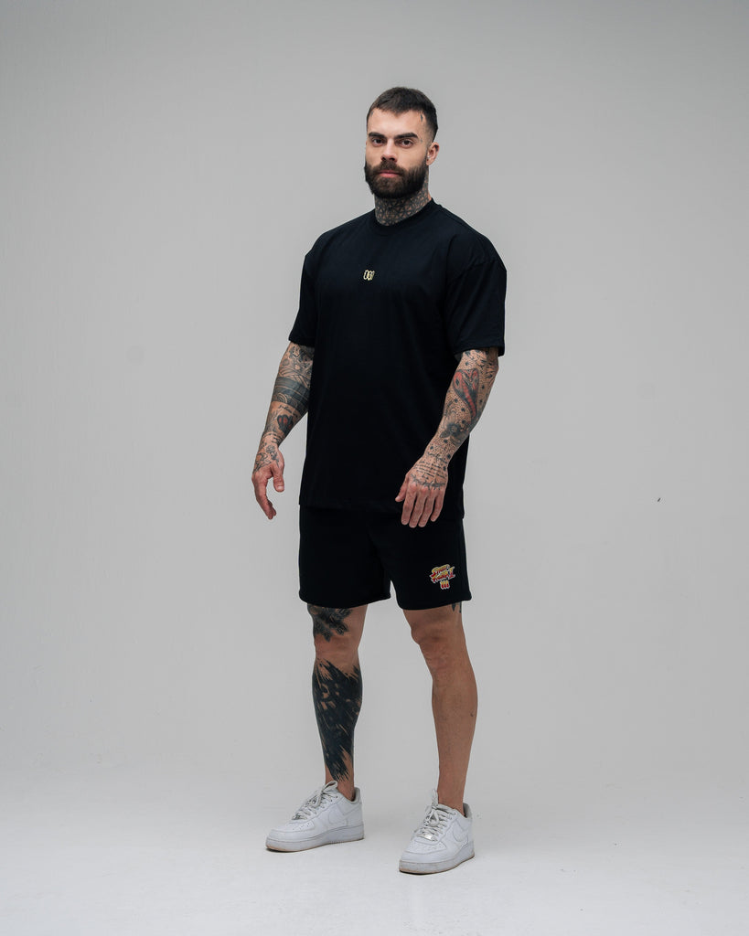 Camiseta Oversized Street Fighter Blanka Preto