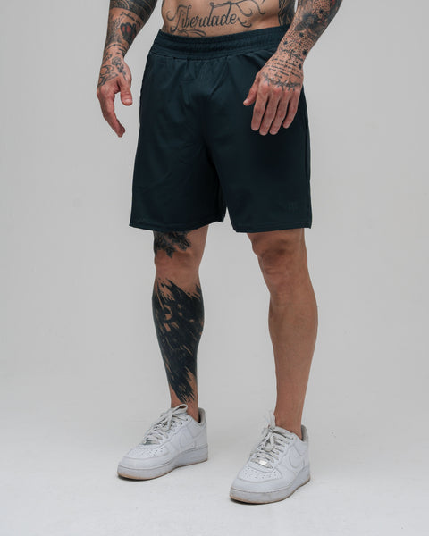 Shorts de Tactel Symbol Chumbo