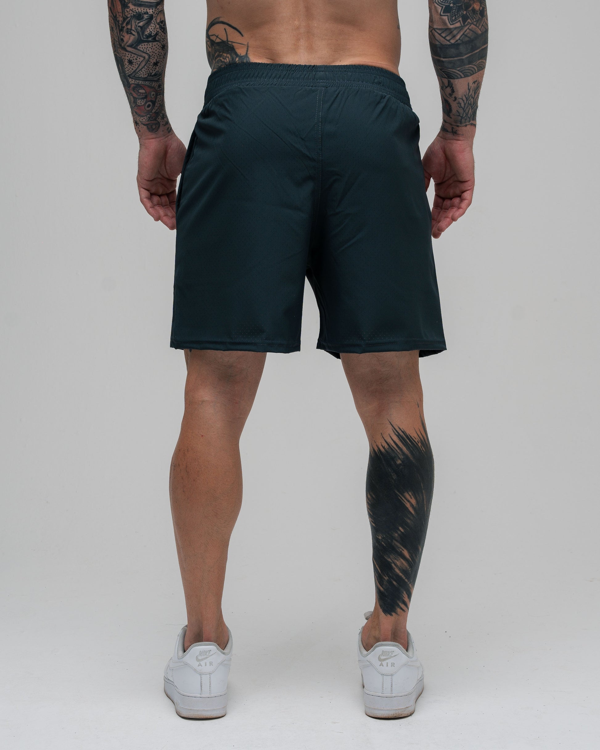 Shorts de Tactel Symbol Chumbo