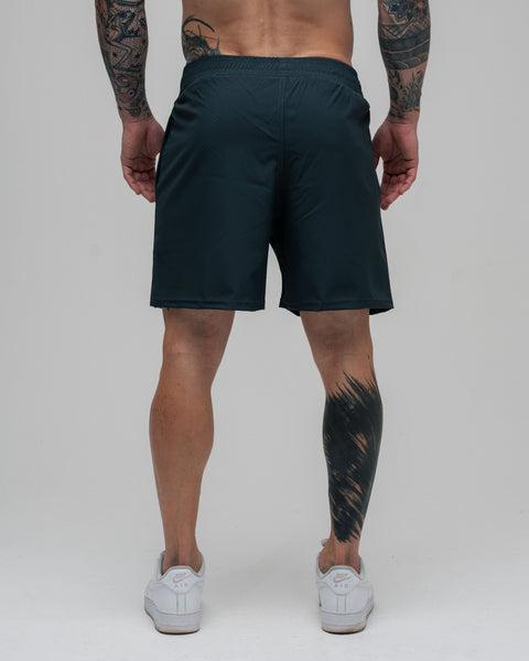 Shorts de Tactel Symbol Chumbo