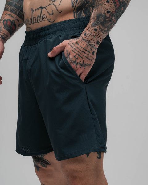 Shorts de Tactel Symbol Chumbo