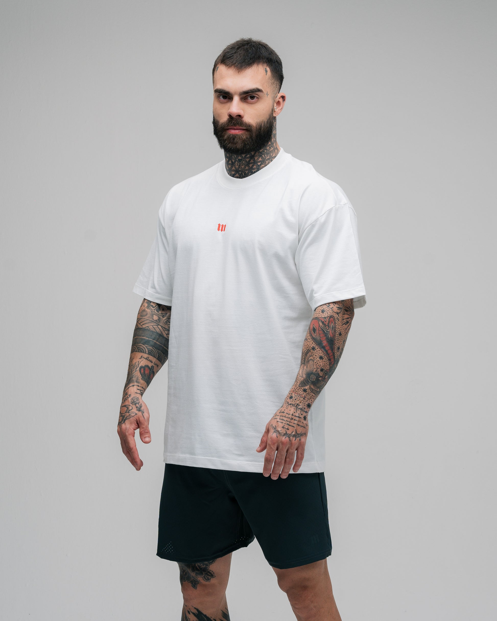 Camiseta Oversized Pencell Logo Off White
