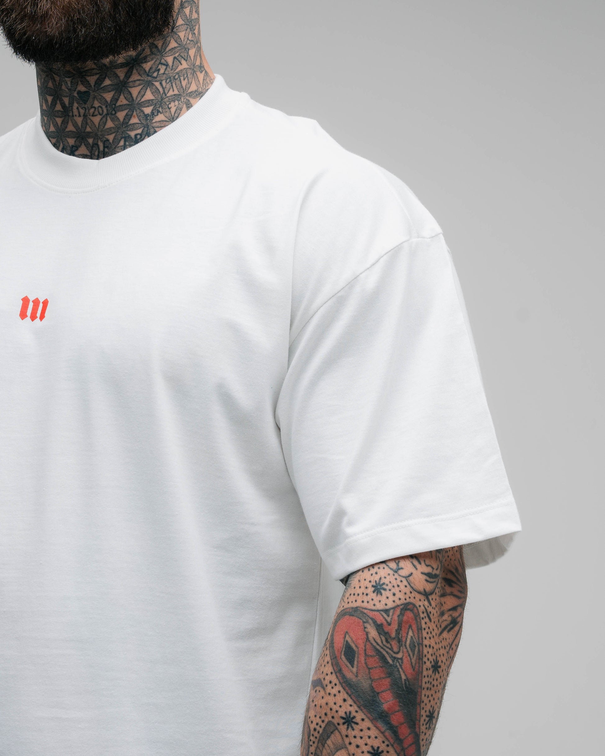 Camiseta Oversized Pencell Logo Off White
