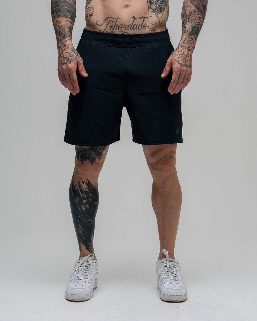Shorts de Tactel Symbol Preto