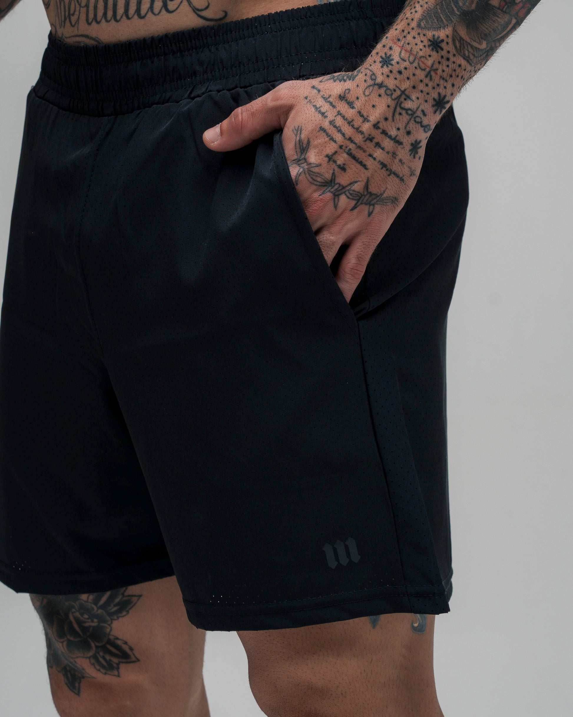 Shorts de Tactel Symbol Preto
