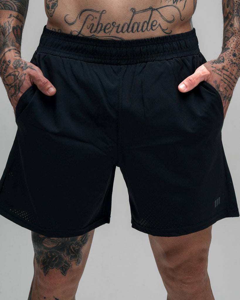 Shorts de Tactel Symbol Preto