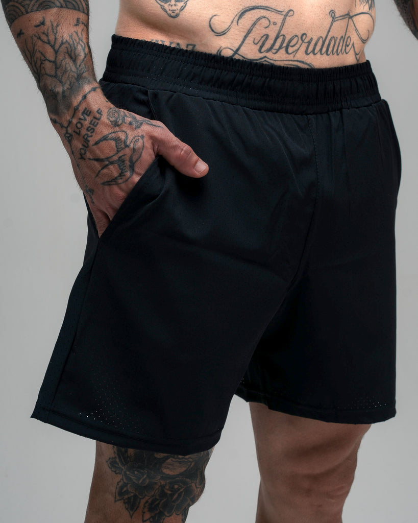 Shorts de Tactel Symbol Preto