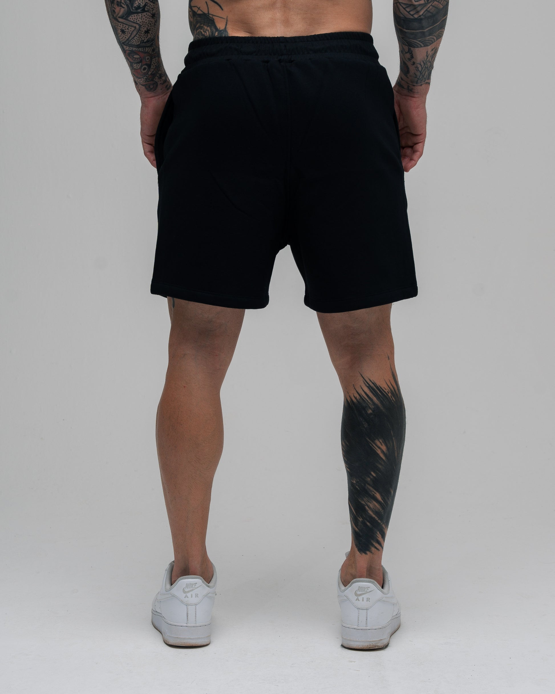 Shorts Curto Moletom Back Mith Preto