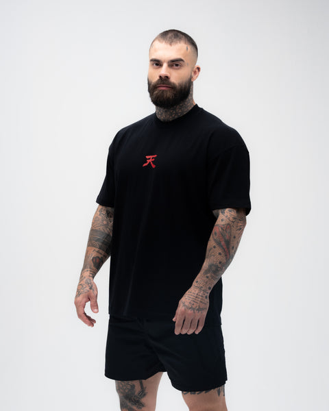 Camiseta <strong>Oversized Treino</strong> Mith Akuma Preto