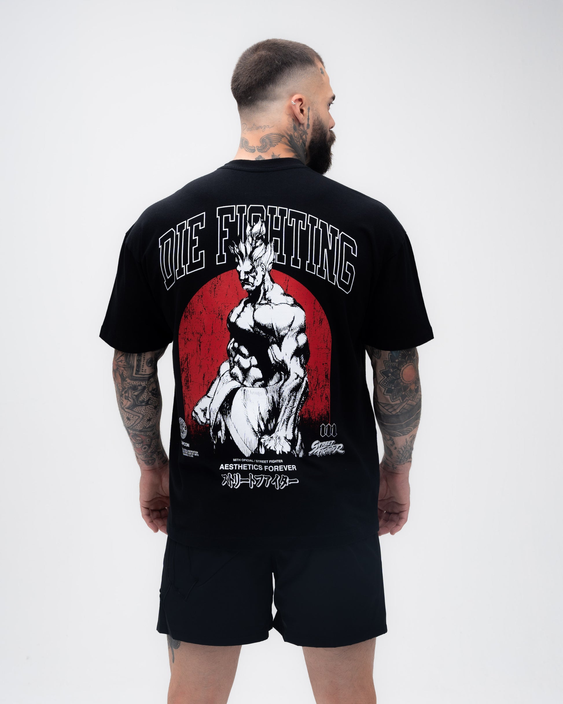 Camiseta Oversized Treino Preta Mith Akuma
