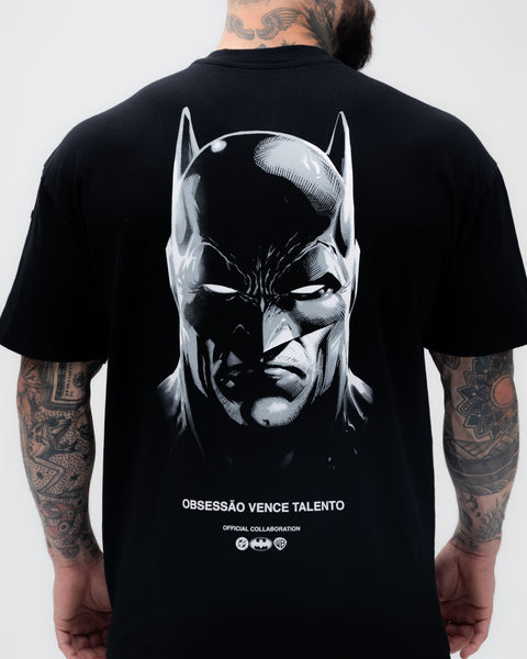 Camiseta <strong>Oversized Treino</strong> Preta Mith Obsessão Vence Talento