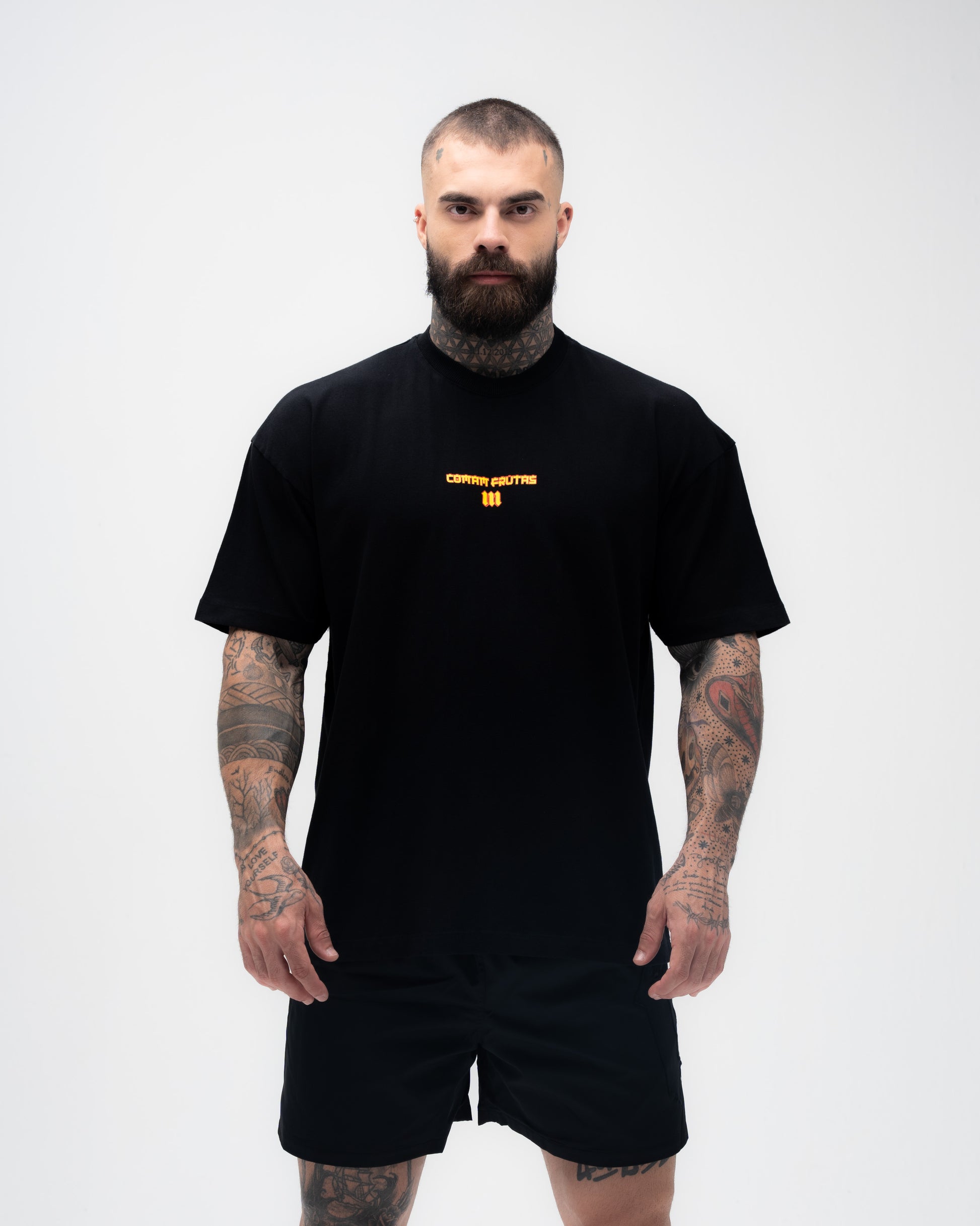 Camiseta Oversized Treino Preta Mith Hanya