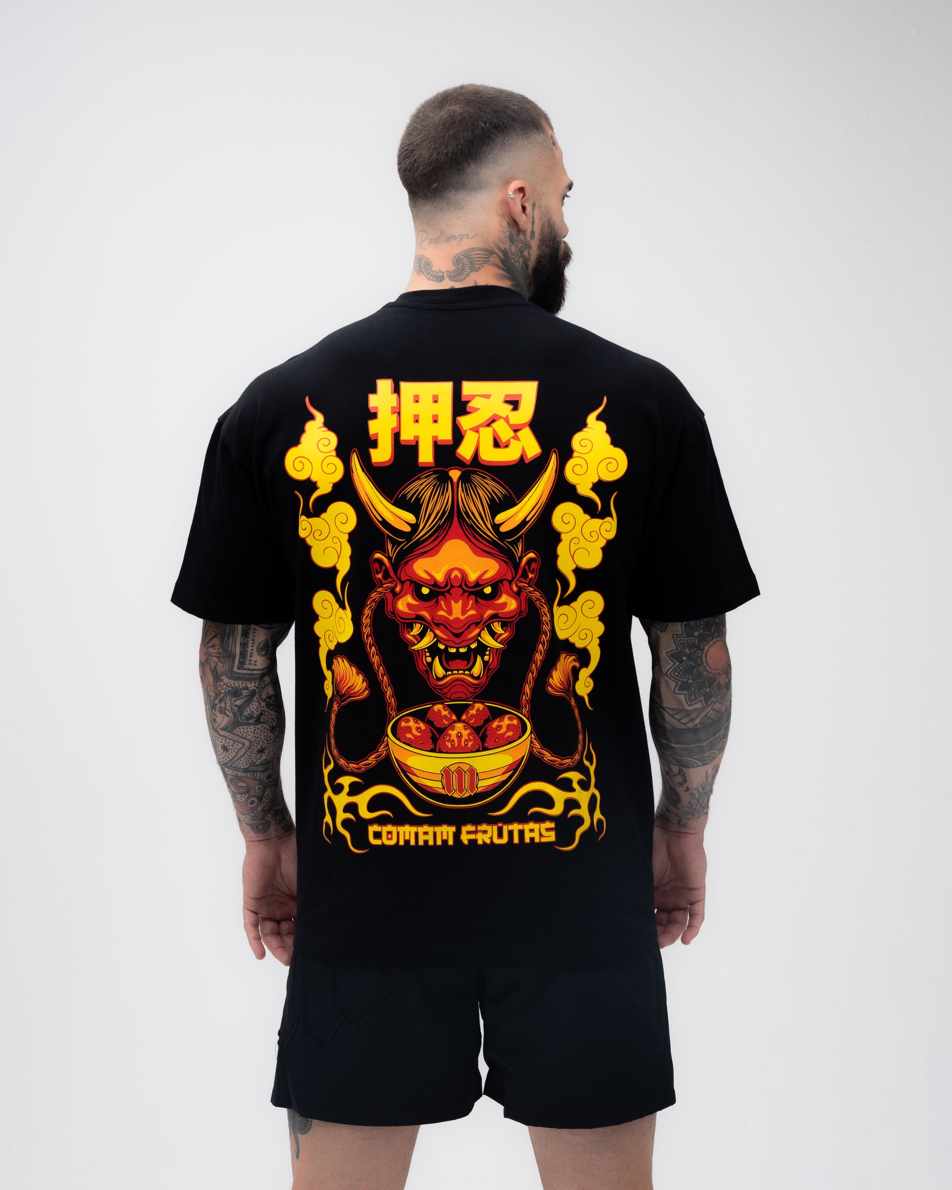 Camiseta Oversized Treino Preta Mith Hanya