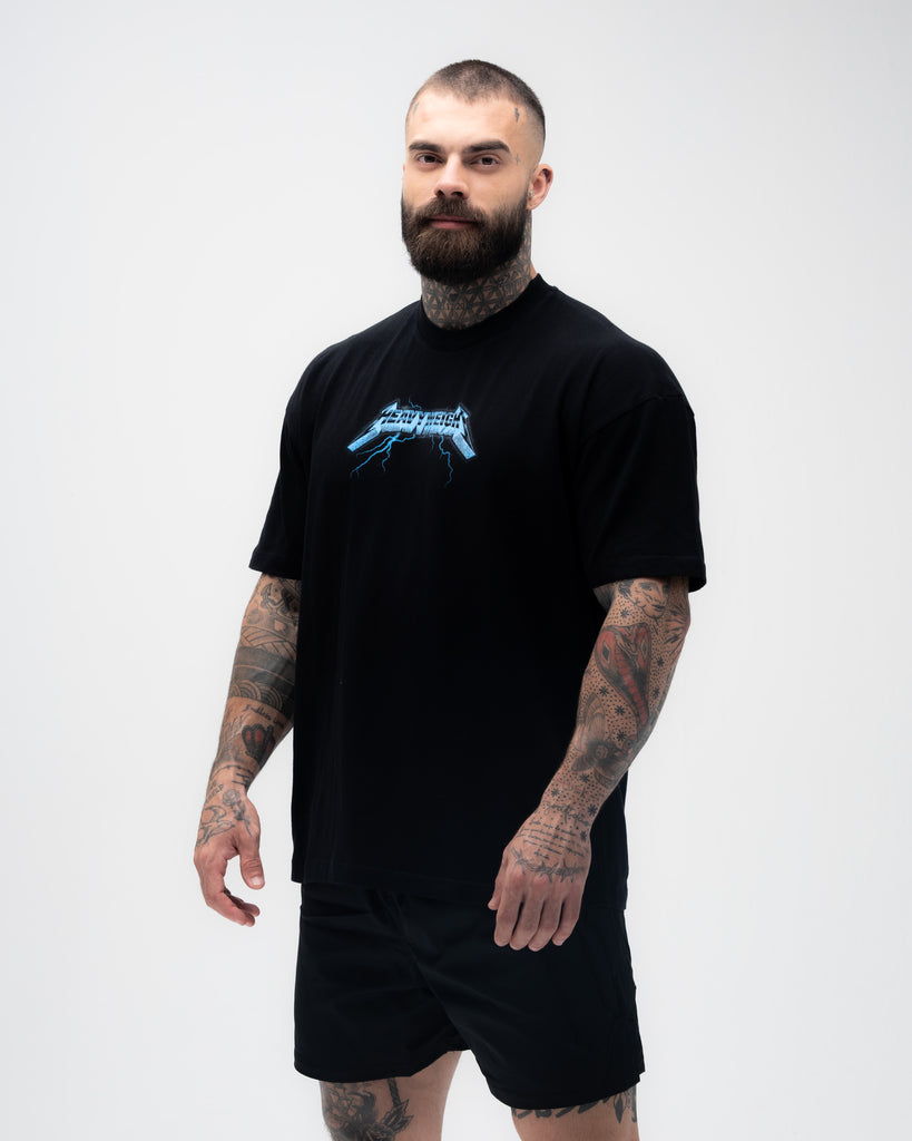 Camiseta <strong>Oversized Treino</strong> Mith I Hate Plan B Preto