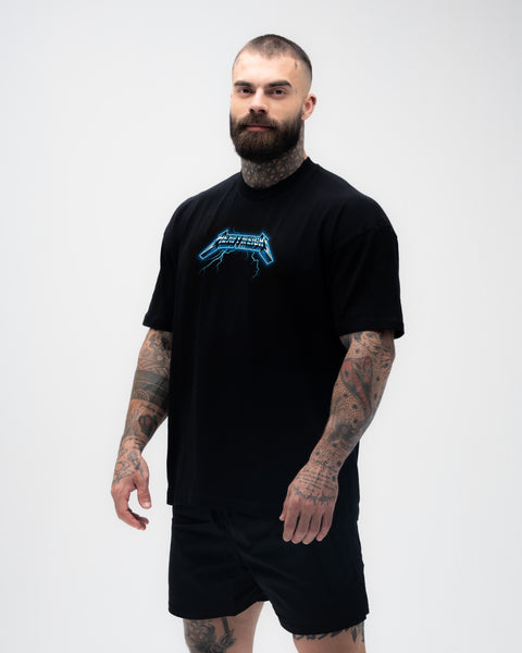 Camiseta <strong>Oversized Treino</strong> Mith I Hate Plan B Preto