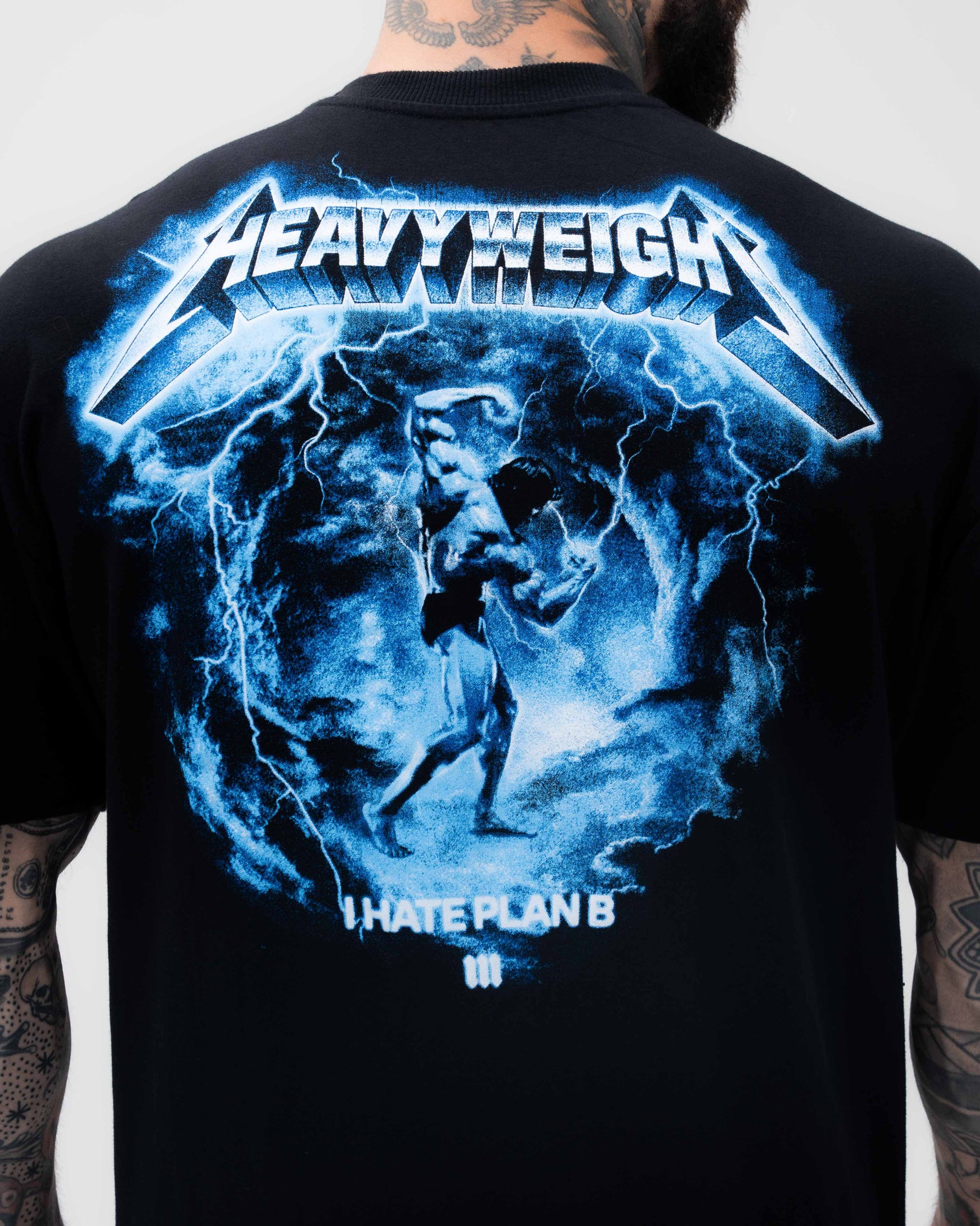 Camiseta Oversized Treino Preta Mith I Hate Plan B