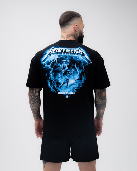 Camiseta Oversized Treino Preta Mith I Hate Plan B