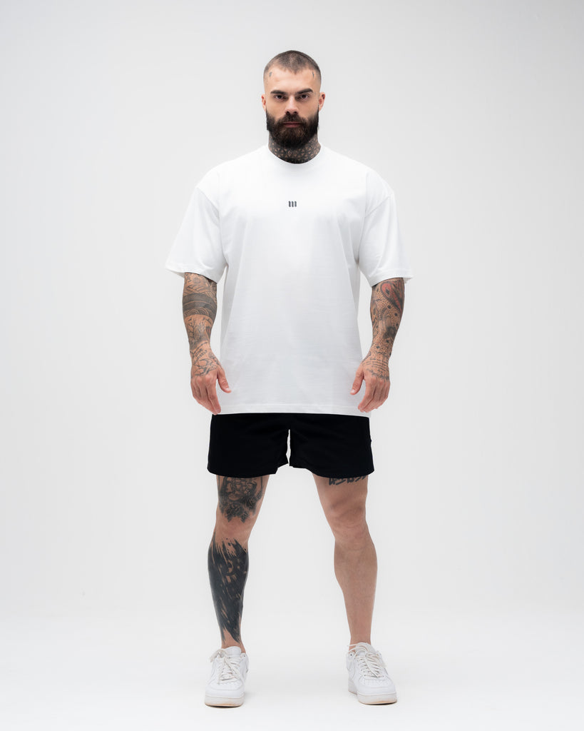 Camiseta Oversized Mith Nation Scribble Off White