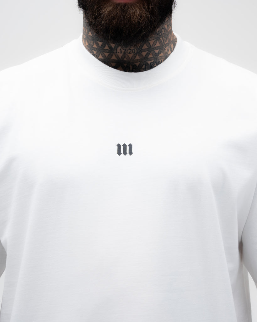 Camiseta Oversized Mith Nation Scribble Off White