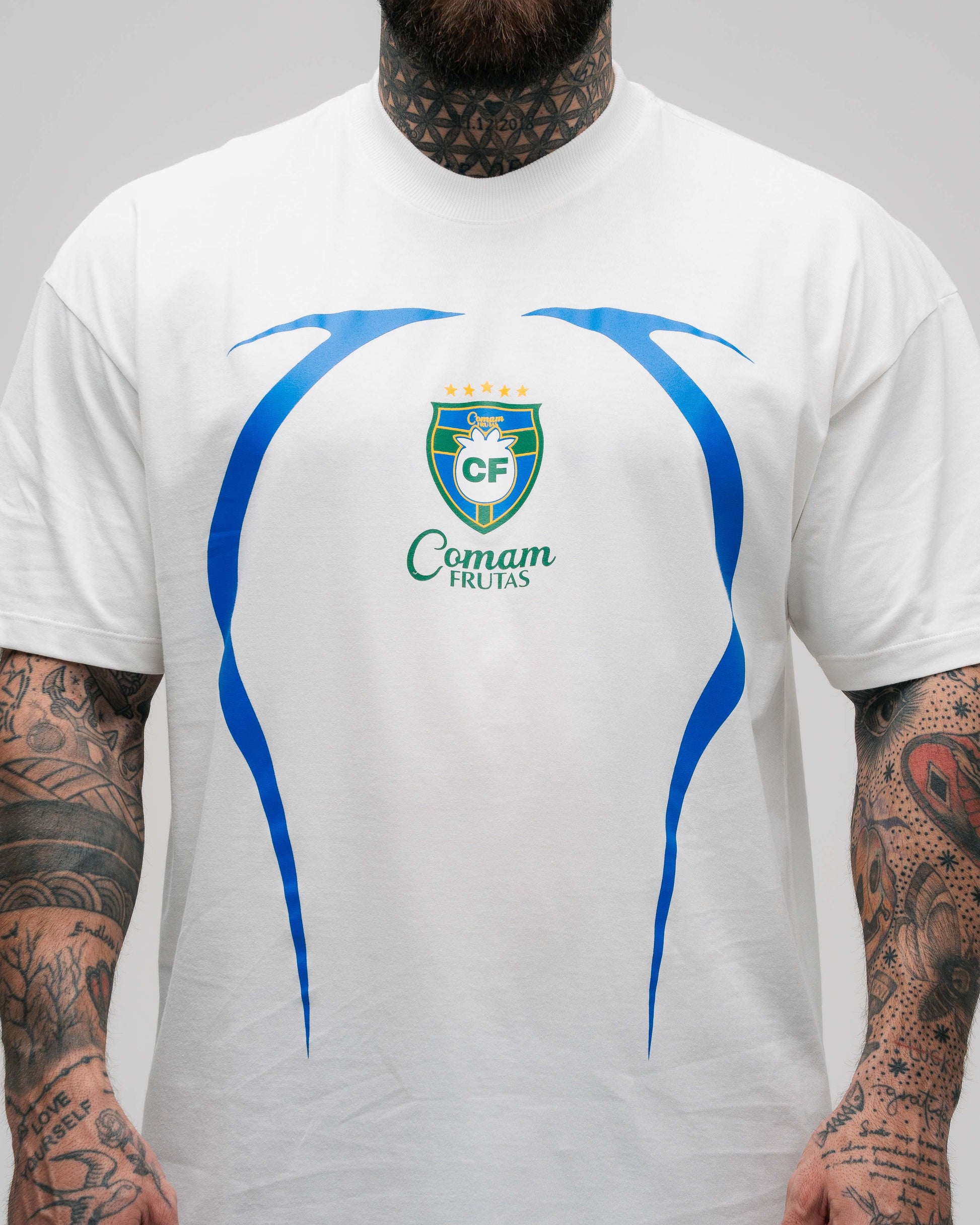 Camiseta Mith Comam Frutas 10 Off White