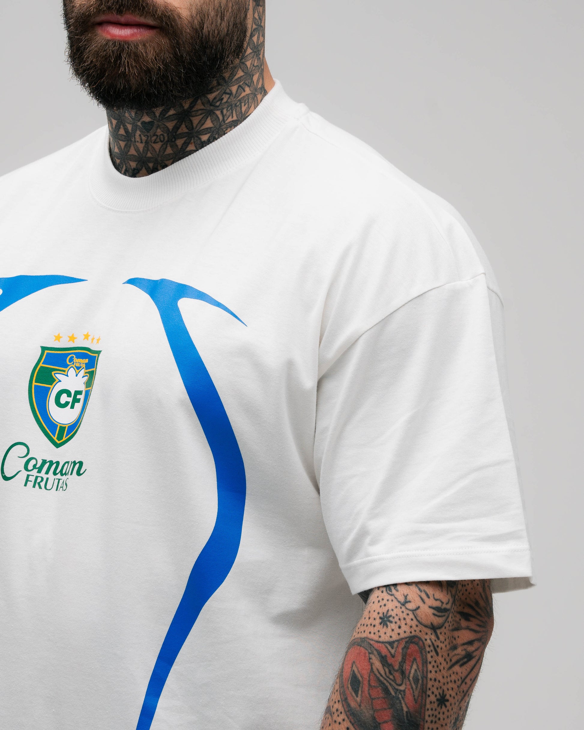 Camiseta Mith Comam Frutas 10 Off White