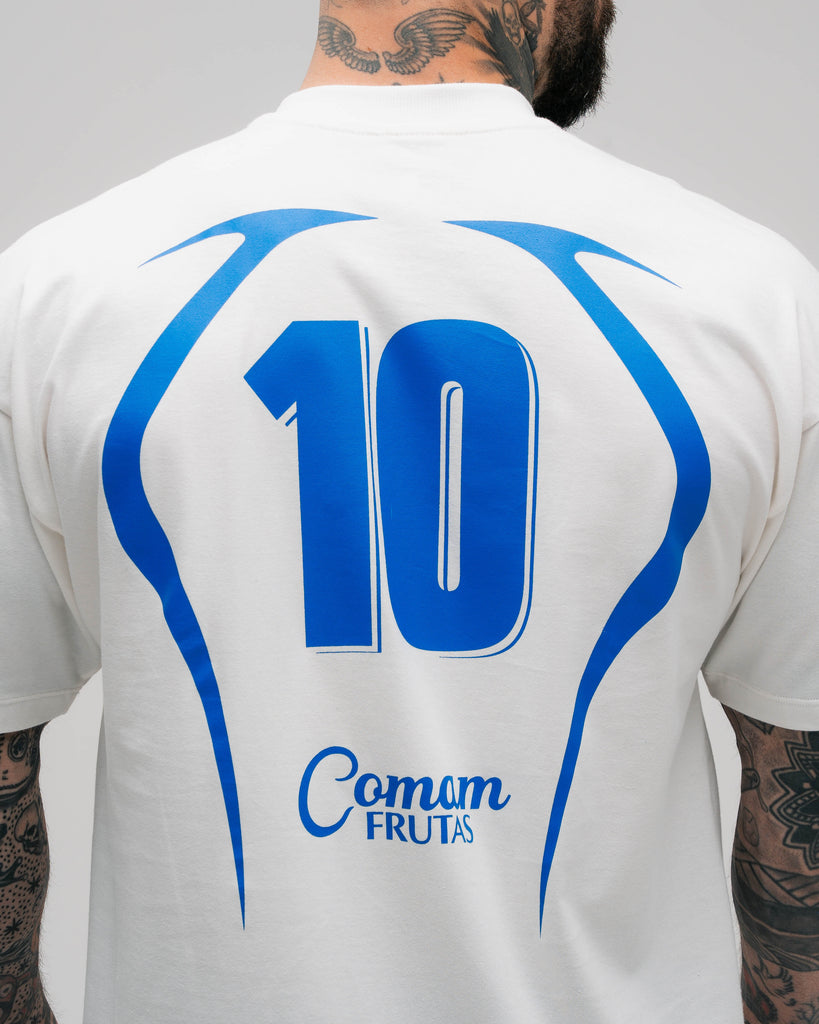 Camiseta Mith Comam Frutas 10 Off White