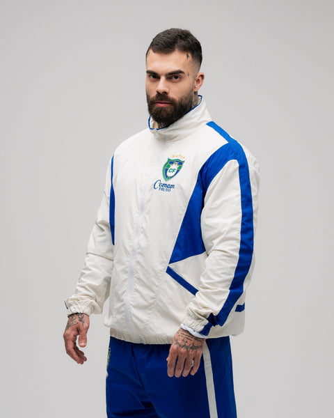 Jaqueta Corta Vento Tactel Mith Comam Frutas BR Off White