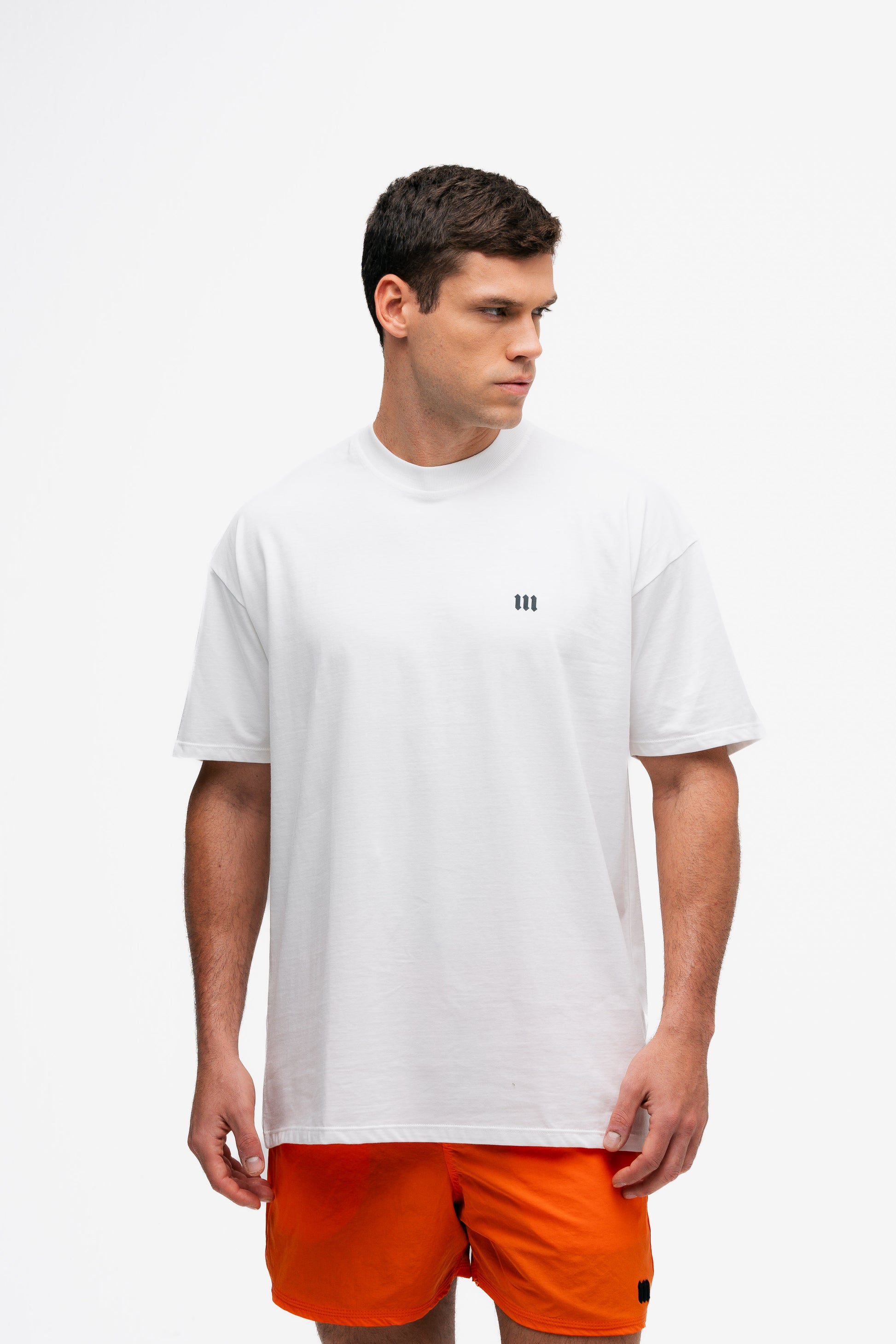 Camiseta Oversized Mith Nation Graphic Doodle Off White