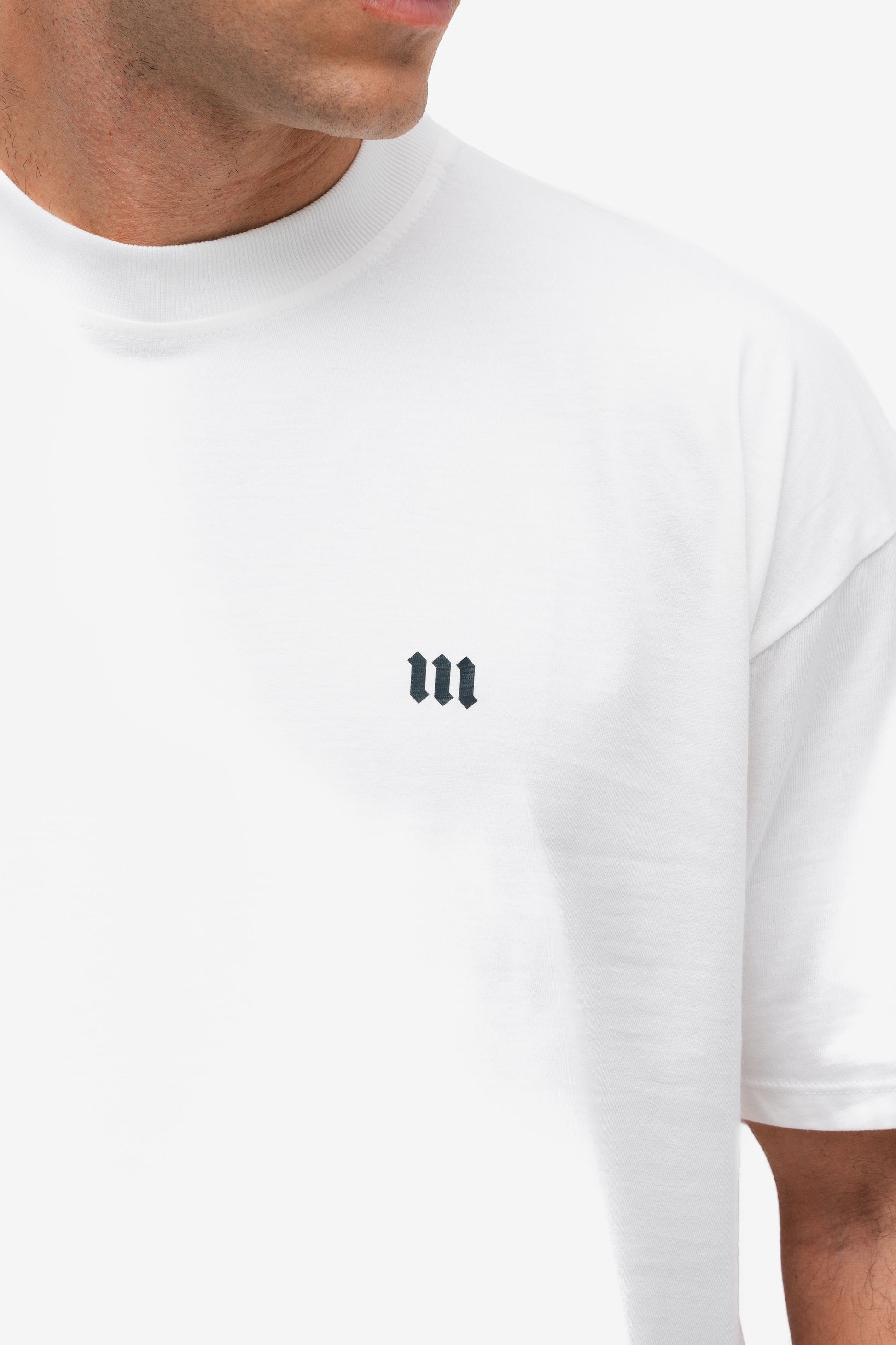 Camiseta Oversized Mith Nation Graphic Doodle Off White